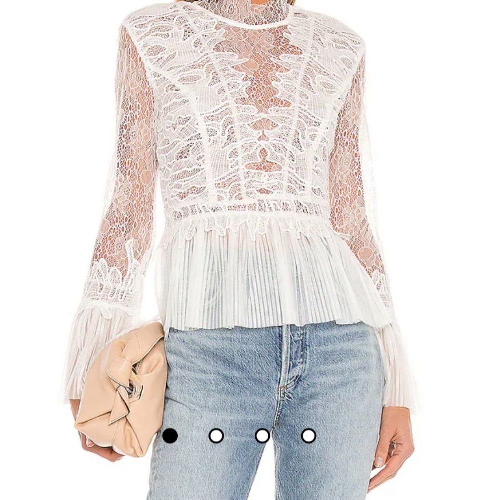 Bardot lace top